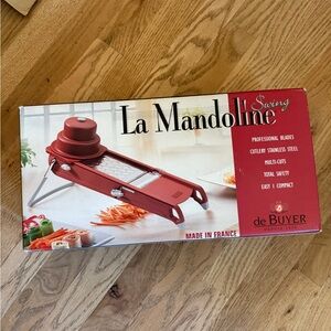 De Buyer Red Mandoline Slicer